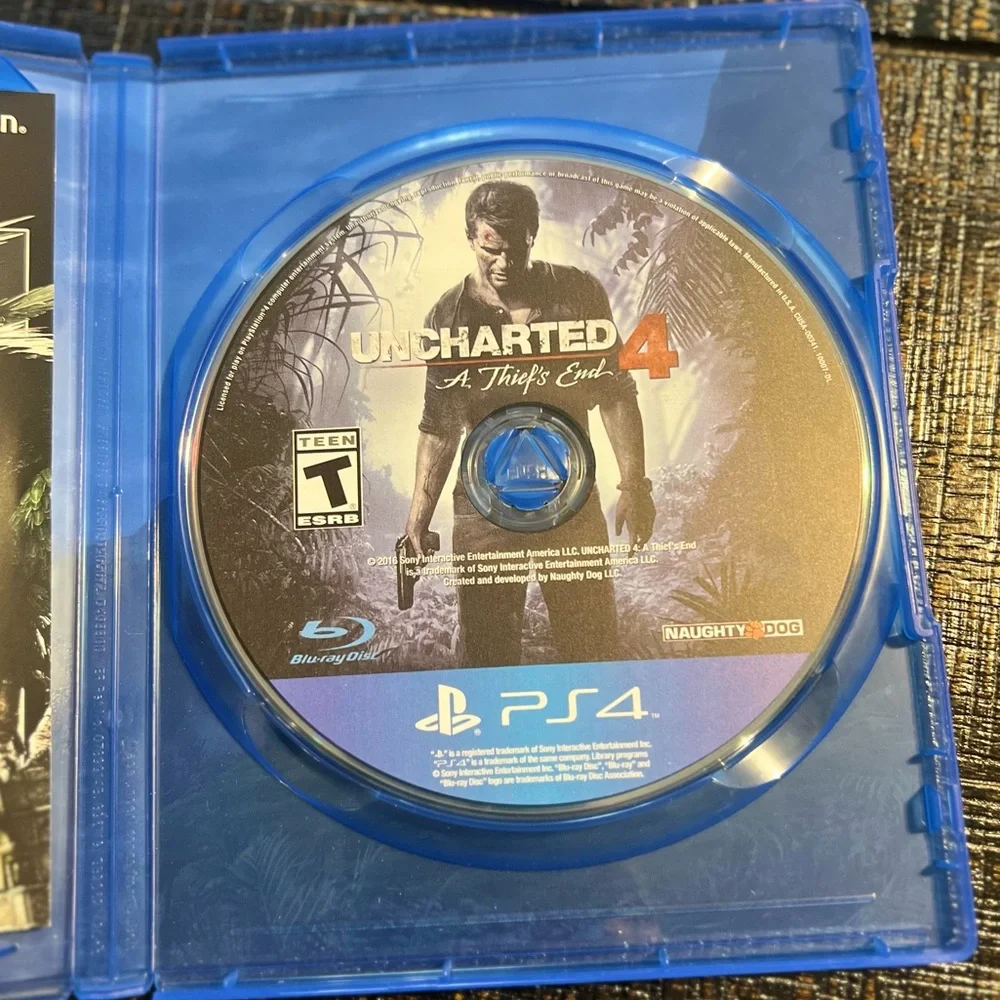 PS4 Uncharted 4: A Thief's End PlayStation 4 video game